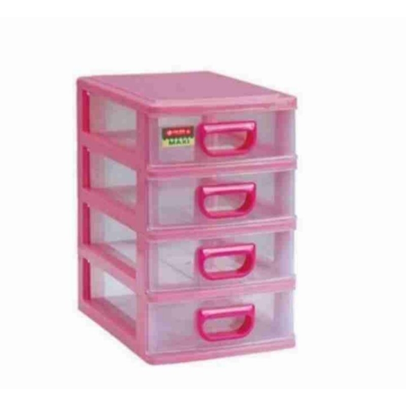 laci plastik susun 4 lion star m4 kotak kabinet