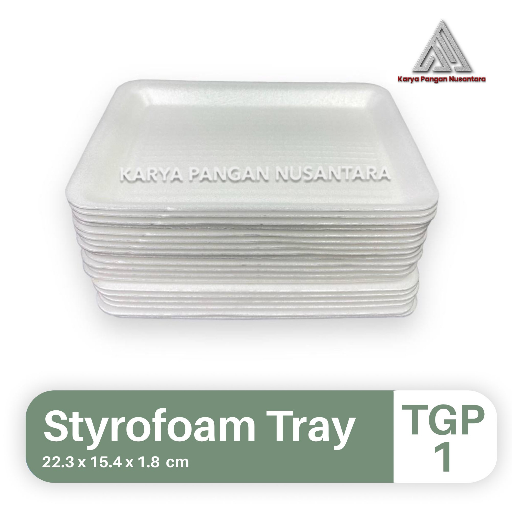 STYROFOAM TRAY TGP 1 STEROFOAM TRAY TGP-1 FOAM TRAY TGP1 GABUS BUAH PCS