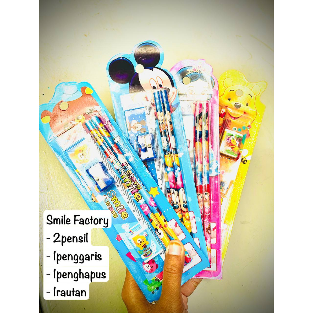 

smile factory set alat tulis