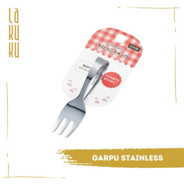 

Dijual Lakuku - Peralatan Makan Stainless Sendok Garpu Anak made in Japan - Garpu x1 Diskon