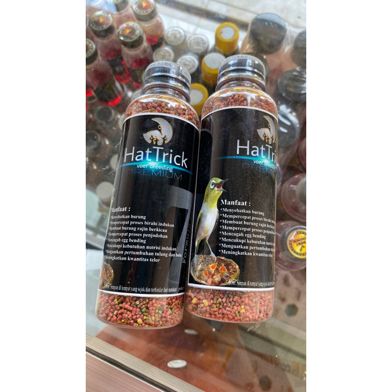 VOER PAKAN BURUNG pleci hattrick voer breeding hatrik premium
