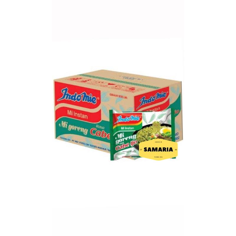

1 Dus Indomie Mie Goreng Rasa Cabe Ijo 85 Gram (40 pcs)
