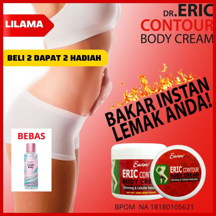eric contour body cream original / dr eric contour body cream pembakar lemak perut penghancur lemak 