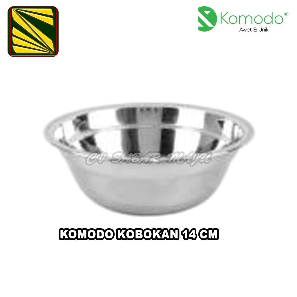 Komodo Kobokan Stainless / Kobokan Alumunium Tebal Baskom Mini 14 cm