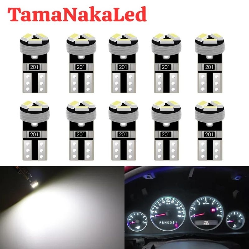 Lampu speedometer Led T5 panel ac 3smd dashboard