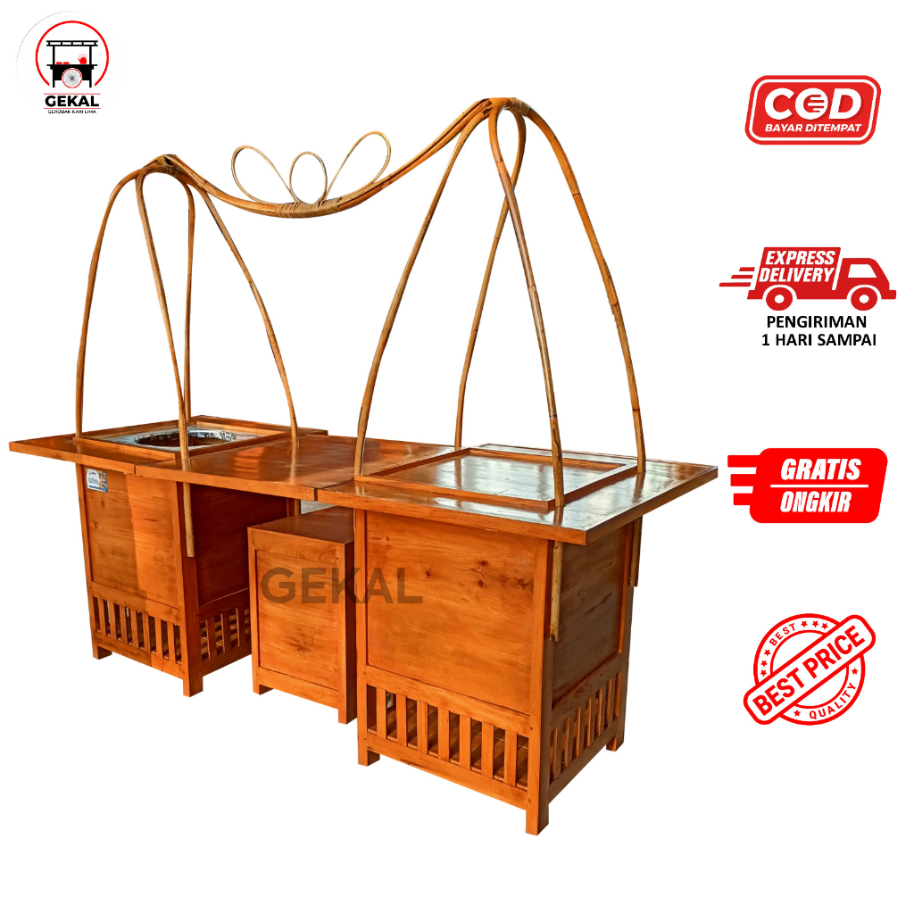 Gerobak Pikul / Gerobak Soto Pikul murah