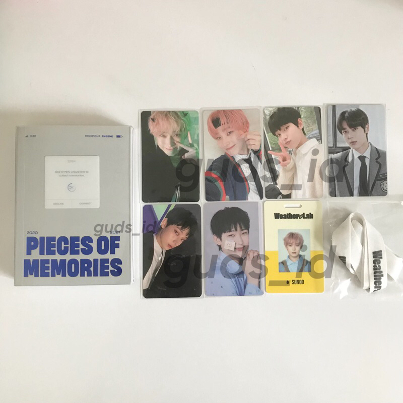 PC PHOTOCARD SUNOO RPC GOBLIN MEMORIES MEMO DVD DIGICODE POM 2021 ENNIVE 2nd SOLJACK IDC ID CARD SG2