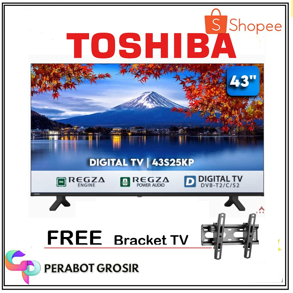 LED TV 43S25KP TOSHIBA 43 inch DIGITAL TV