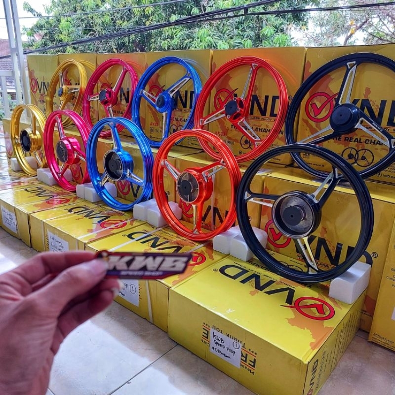 Velg VND AK 33 PALANG 3 ukuran 140 x 160 PNP Yamaha jupiter / vega /fiz r / force1 / cripton /GL / M