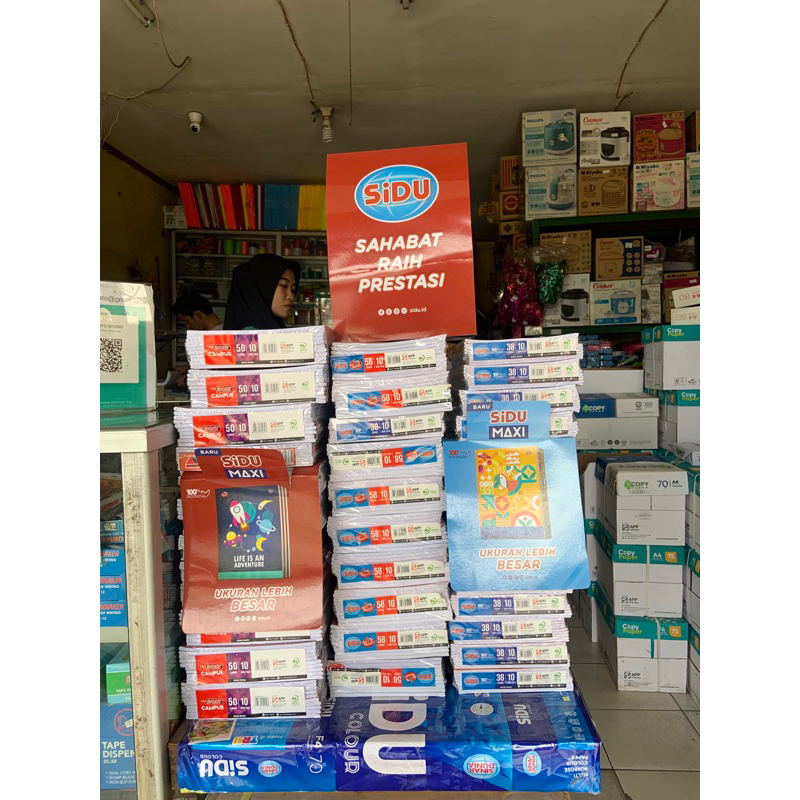 

Buku tulis SIDU 38 lembar / 58 lembar / Campus 50 lembar