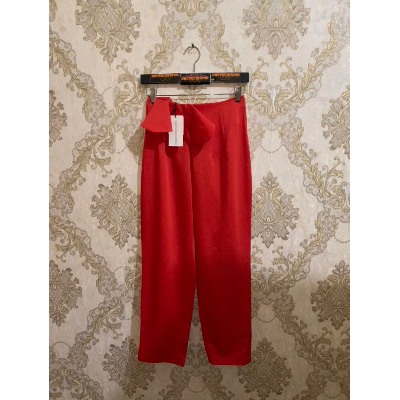 SAPTO DJOJOKARTIKO High-Waist Pants RED