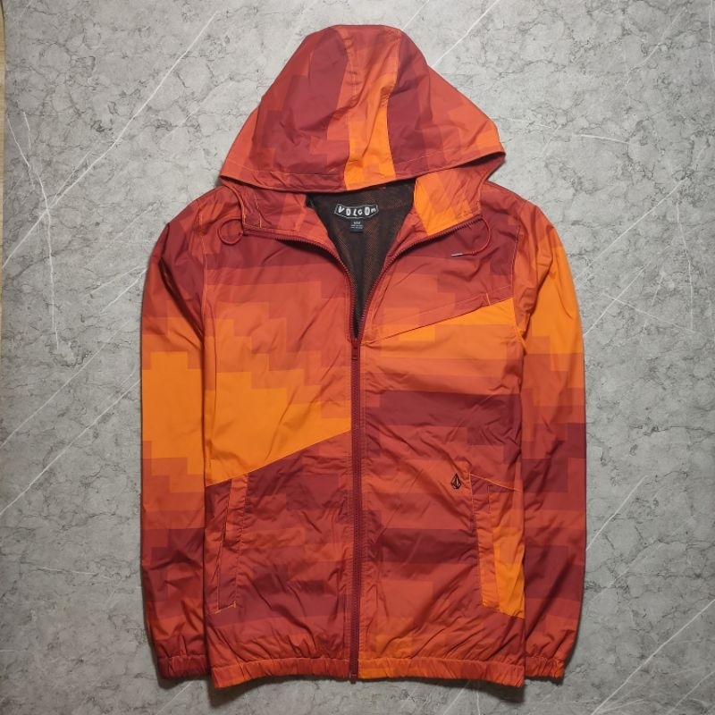 jaket second volcom orange