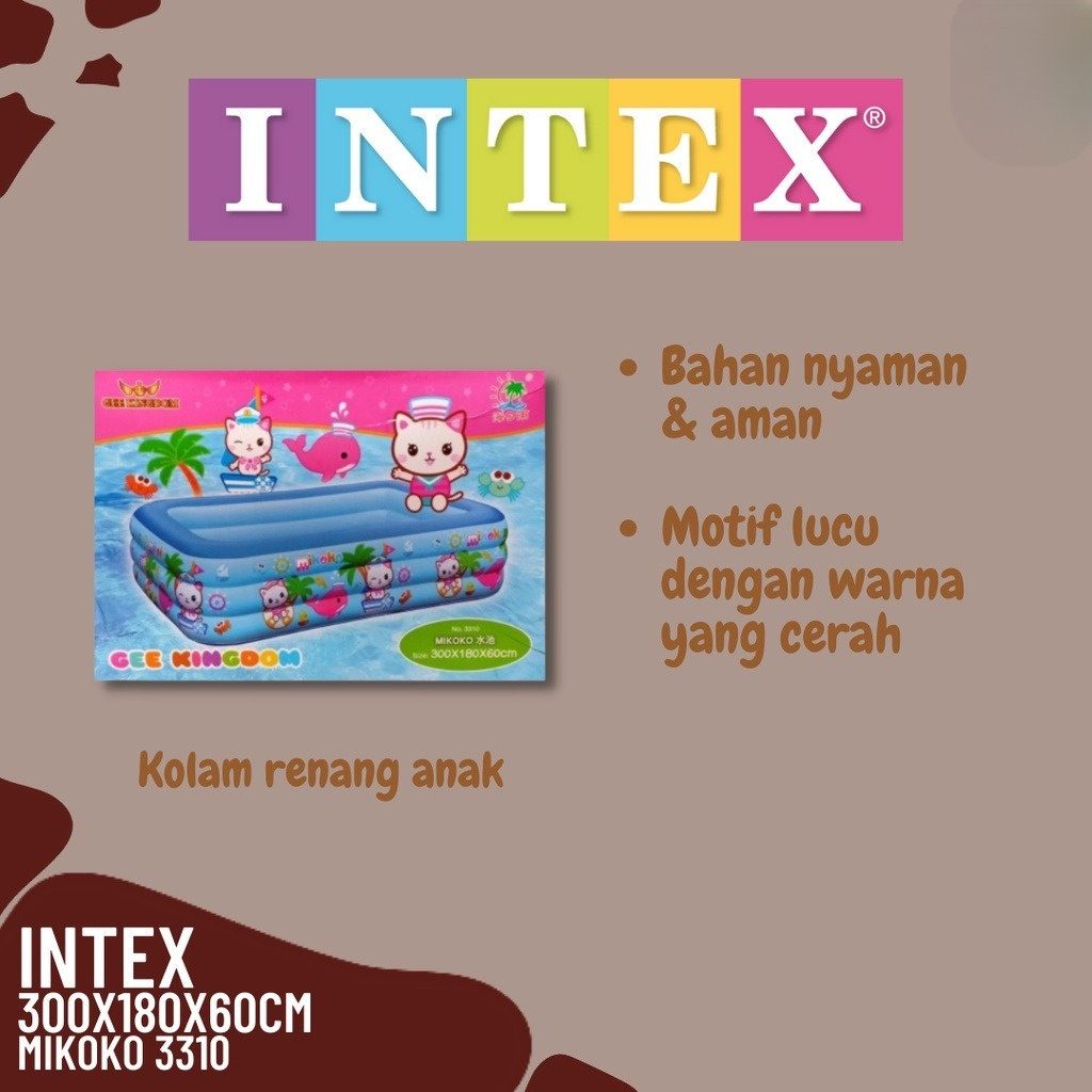 JBS - INTEX Mikoko Pool 3310 uk 300x180x60cm