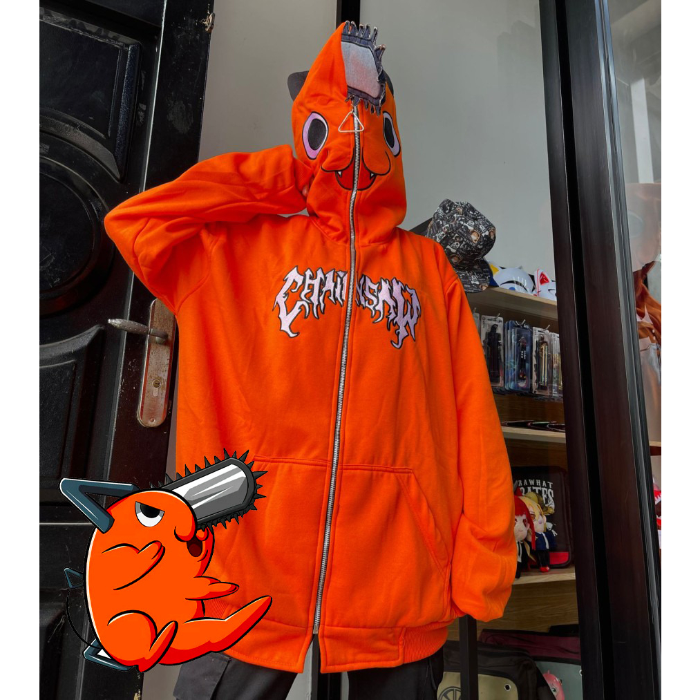 Jaket Pochita Chainsaw Man Cosplay Anime Manga Baju cosplay jaket cosplay gergaji pochita kostum Cos