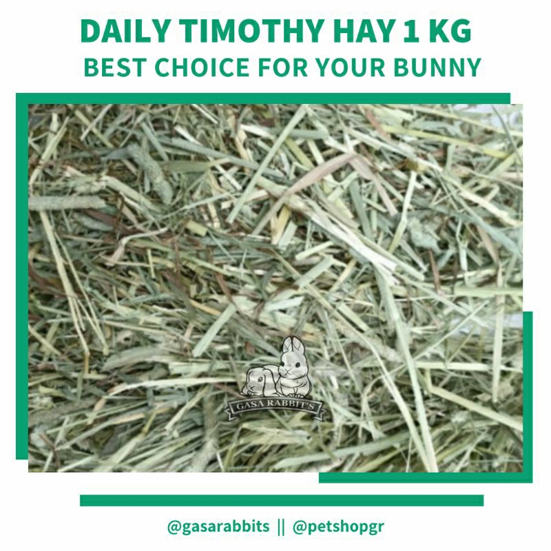 TIMOTHY HAY KELINCI - ALFALFA HAY - MAKANAN KELINCI - RUMPUT HAY KELINCI - PAKAN KELINCI