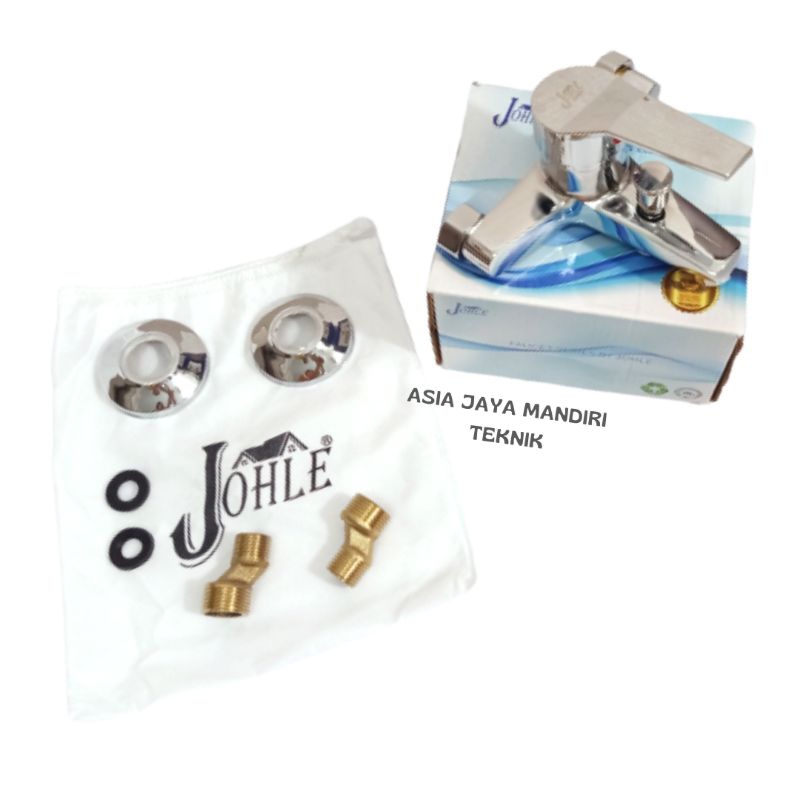 KRAN SHOWER KAMAR MANDI AIR PANAS DINGIN JOHLE /KRAN SHOWER BATHUB MIXER AIR PANAS DINGIN