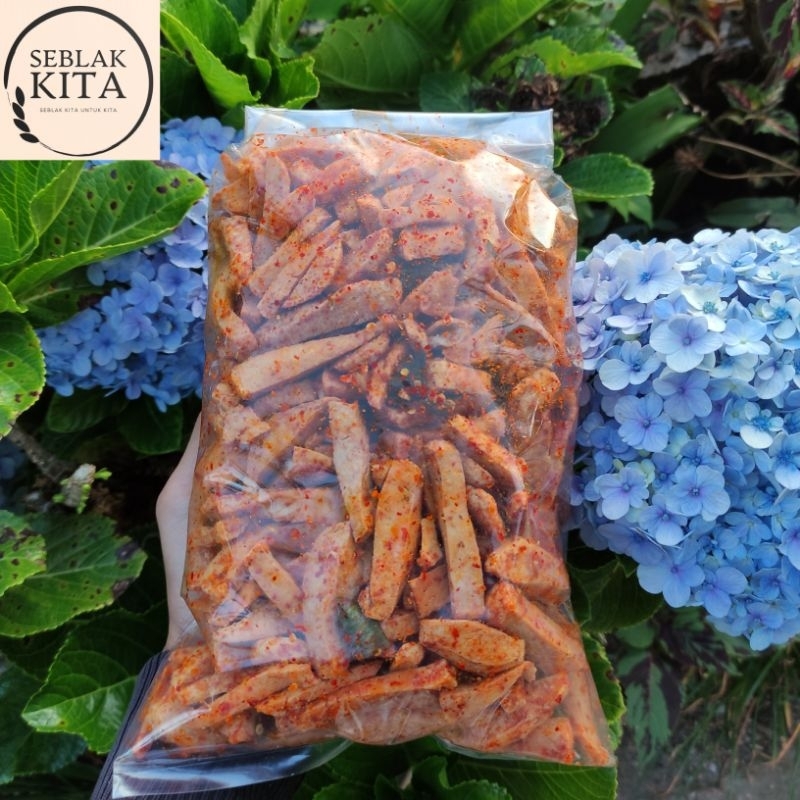 

basreng stik cikruh tenyah pedas daun jeruk bumbu melimpah kemasan 500gram setengah kilogram baso goreng bakso berkualitas