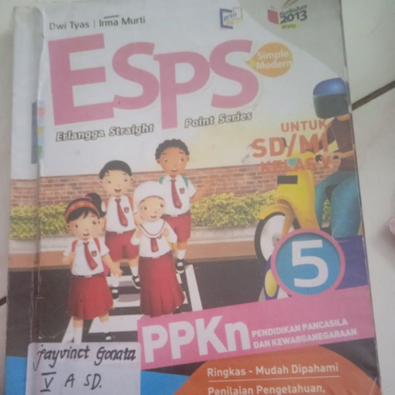 buku PPKn esps kelas 5