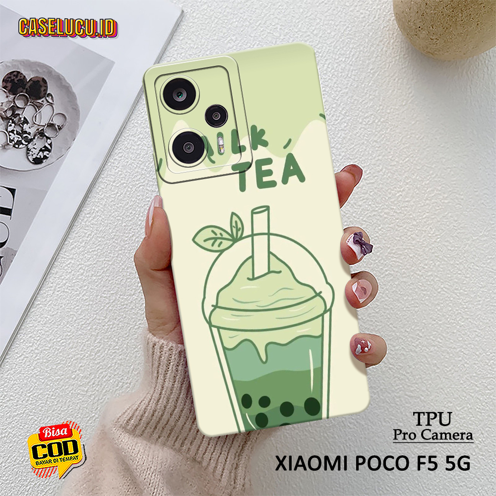 Softcase Hp Xiaomi Poco F5 5G Terbaru - Fashion Case Boba - Case Xiaomi Poco F5 5G  - Casing Hp Xiao