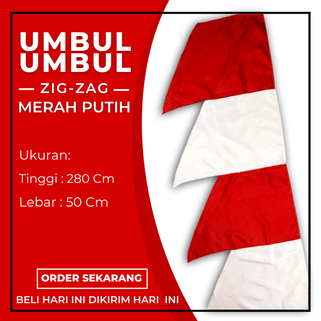 Bendera Umbul-Umbul Merah Putih 17 Agustus Bendera Agustusan