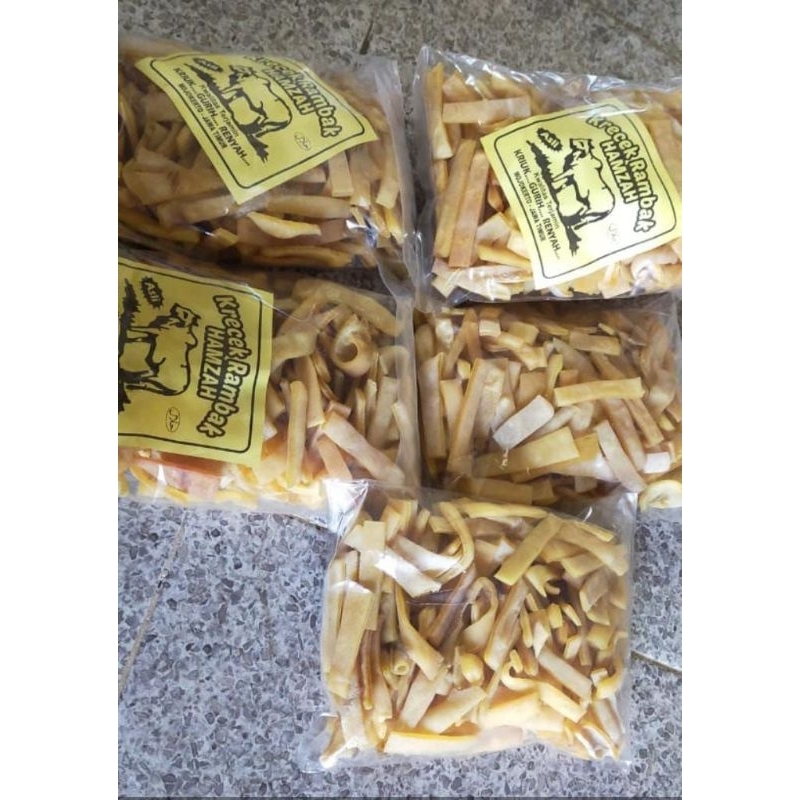 

krupuk rambak kulit sapi "stik tipis/stik biasa