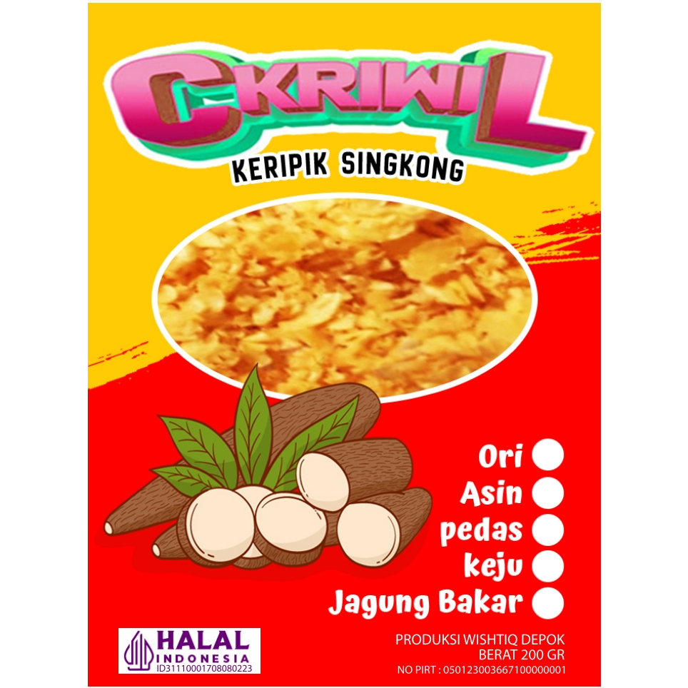 

KERIPIK SINGKONG CKRIWIL