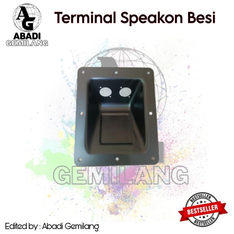 Terminal speakon besi Mangkok/Terminal speaker Mangkok/Dudukan speakon