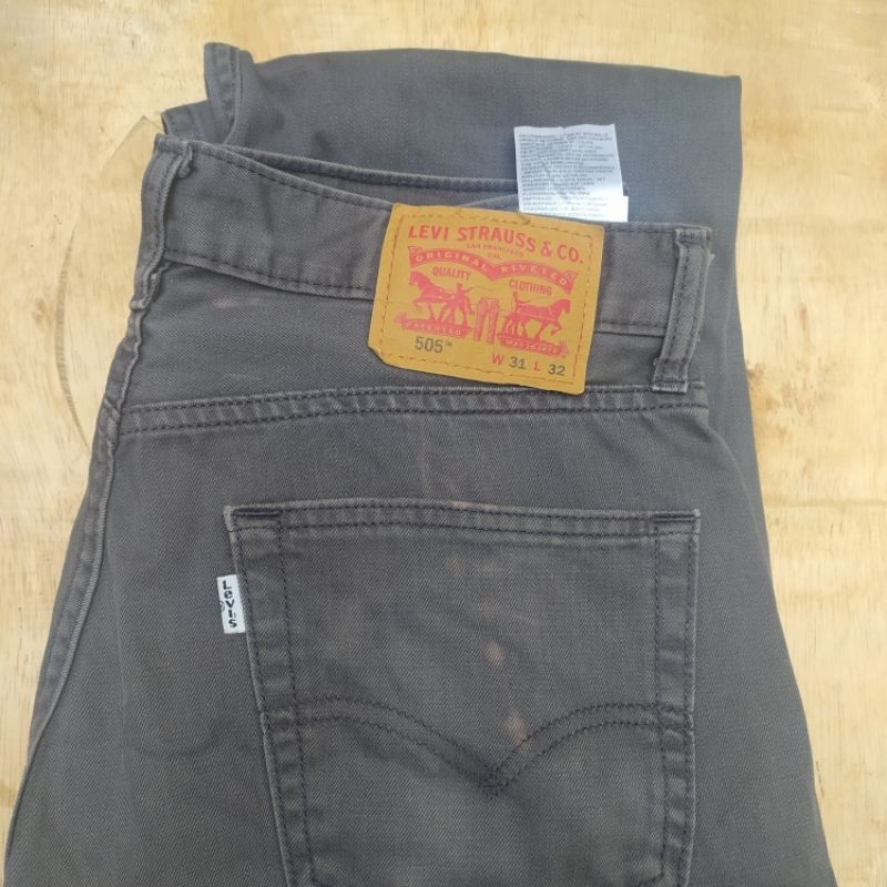 Levis 505 second grey