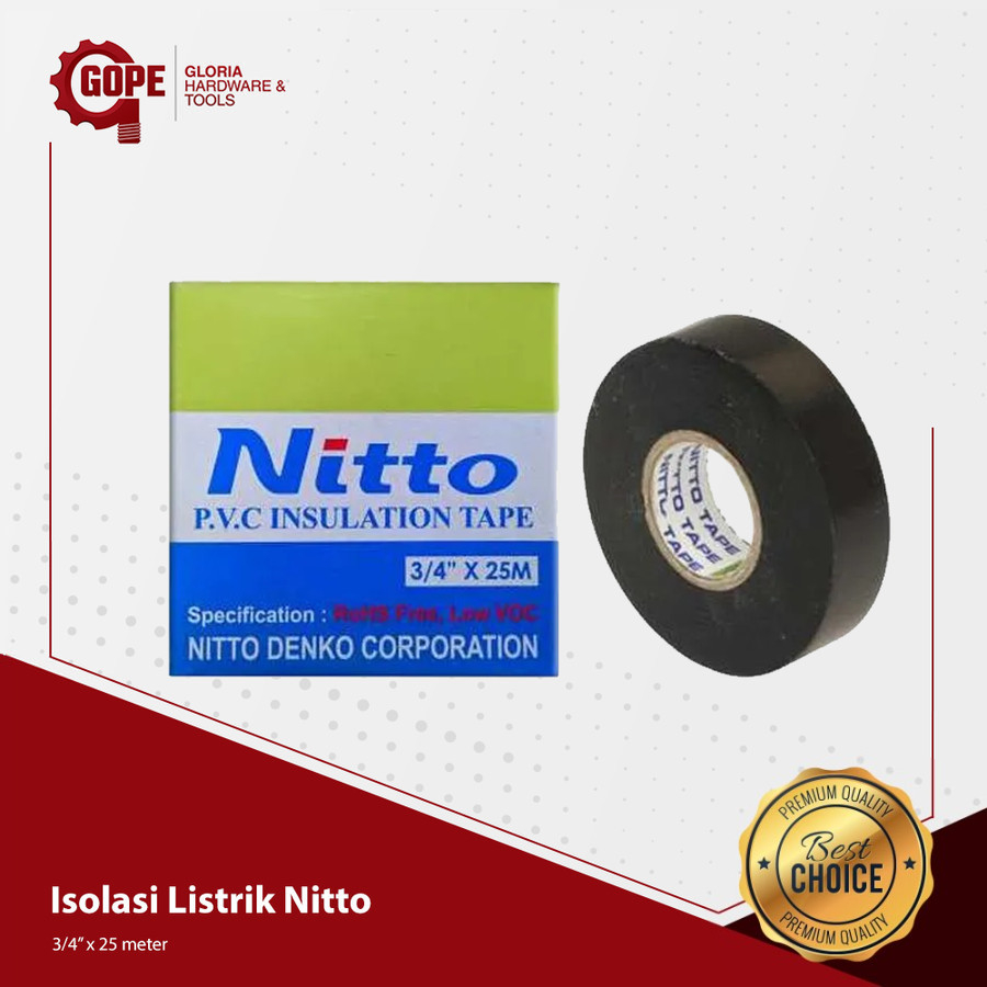 

Isolasi Listrik Nitto Selotip Solatip Electrical Tape