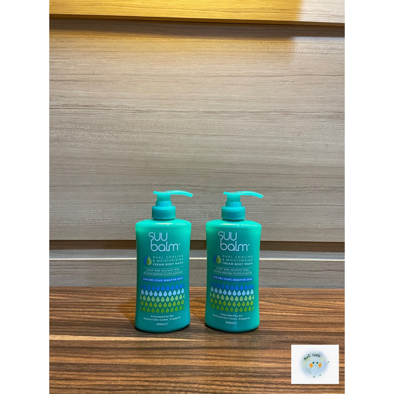 Suu Balm Dual Cooling Moisturising Cream Body Wash 420ml