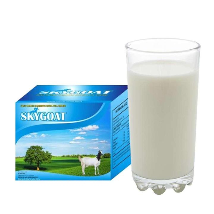 

SkyGoat Susu Kambing Etawa Original Dengan Bubuk Krim | Susu Kambing Skygoat Per Box