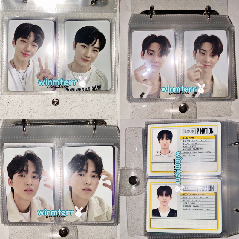 kyungjun, eunhwi, junhyeok, taehun, hyunsoo ploud pc album boys be loud korean ver, japan ver, id ca