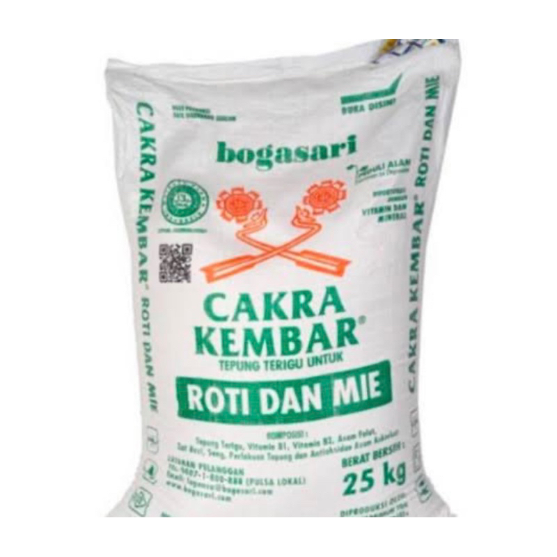 

Tepung Cakra Kembar curah 1 Kg