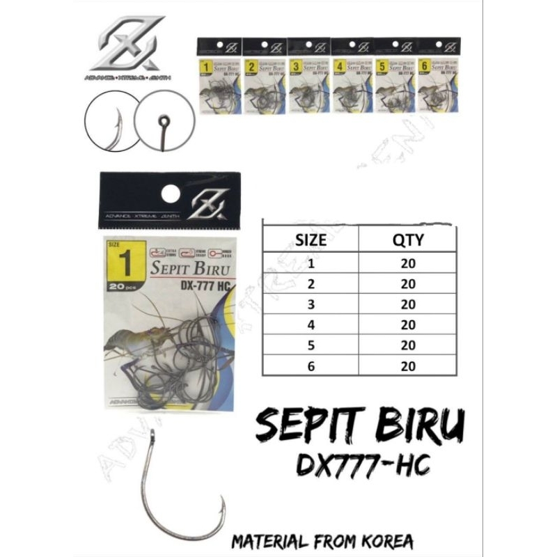 MATA KAIL UDANG AXZ SEPIT BIRU