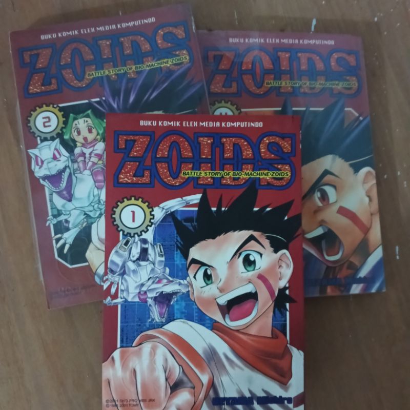 Buku Murah Komik ZOIDS set vol 1,2,4 Kolpri