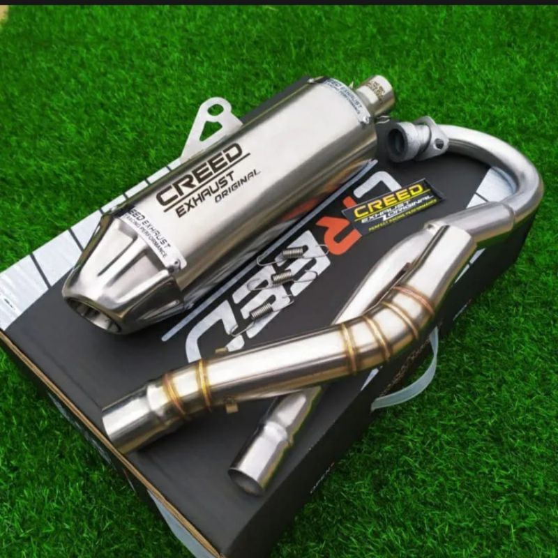 100% Original CREED EXHAUST pnp for , D tracker , crf 150, klx 150, wr 155