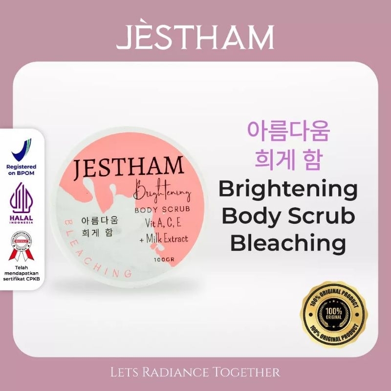 Bleaching Jestham Original Ready Stok High Dose Formulasi Korea