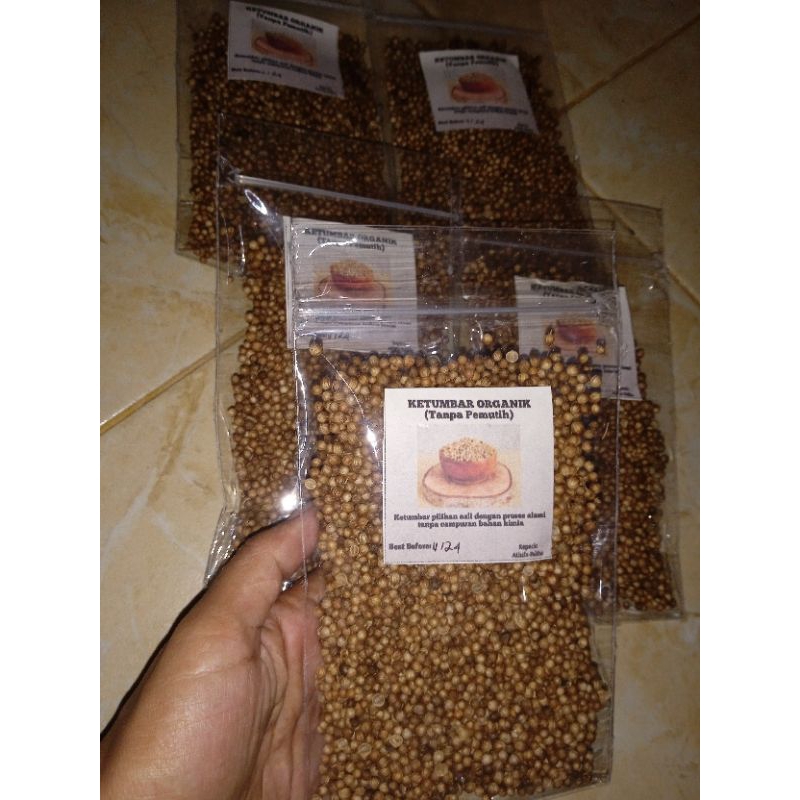 

ketumbar organik tanpa pemutih