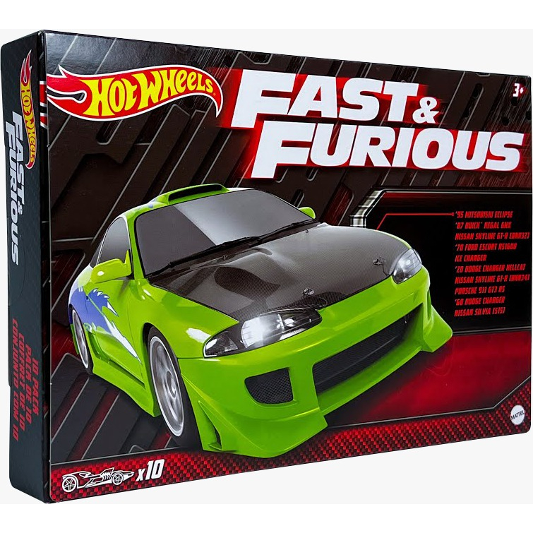 Hotwheels Fast Furious 2023 Set - Hotwheel Fast and Furious isi 10 - Hotwheels seri FF