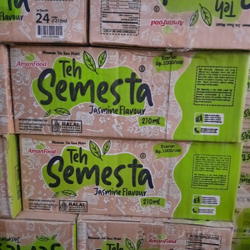 

MAR TEH SEMESTA 210ML 1 DUS ISI 24 CUP