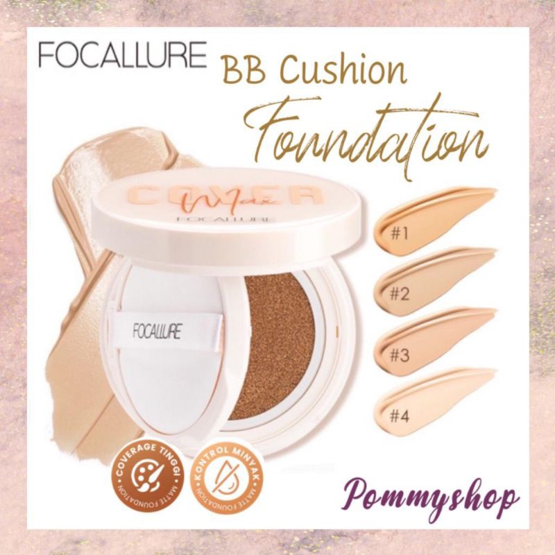 Focallure Matte BB Cushion Foundation Natural Plant Skin Nourish