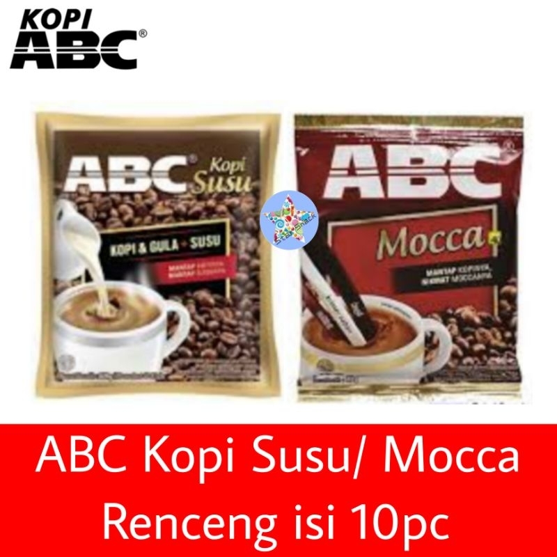 

ABC kopi mocca susu renceng isi 10sachet