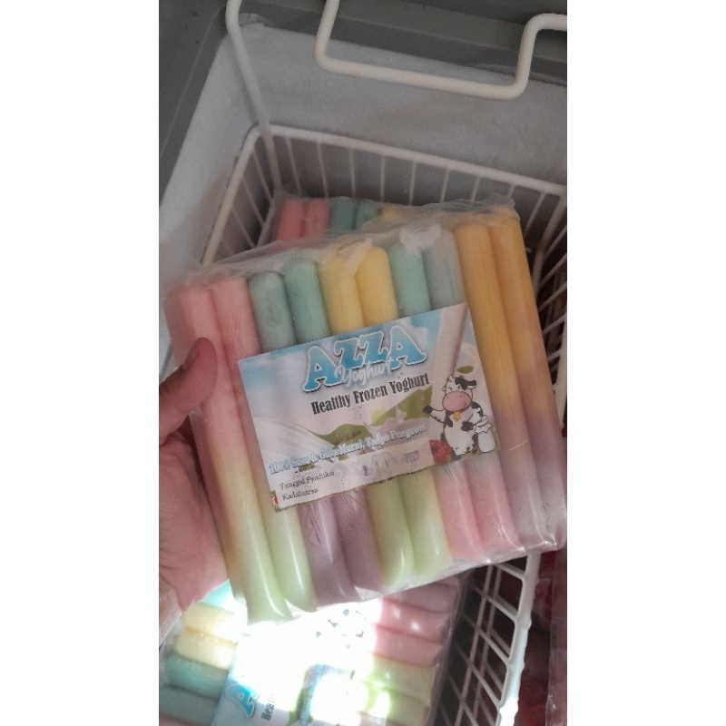 

Healthy yoghurt frozen / yoghurt stik