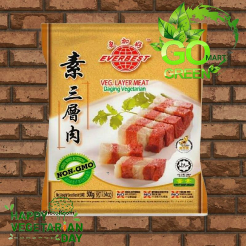 

Everbest Layer Meat 500g /sam can bak/daging lapis vege