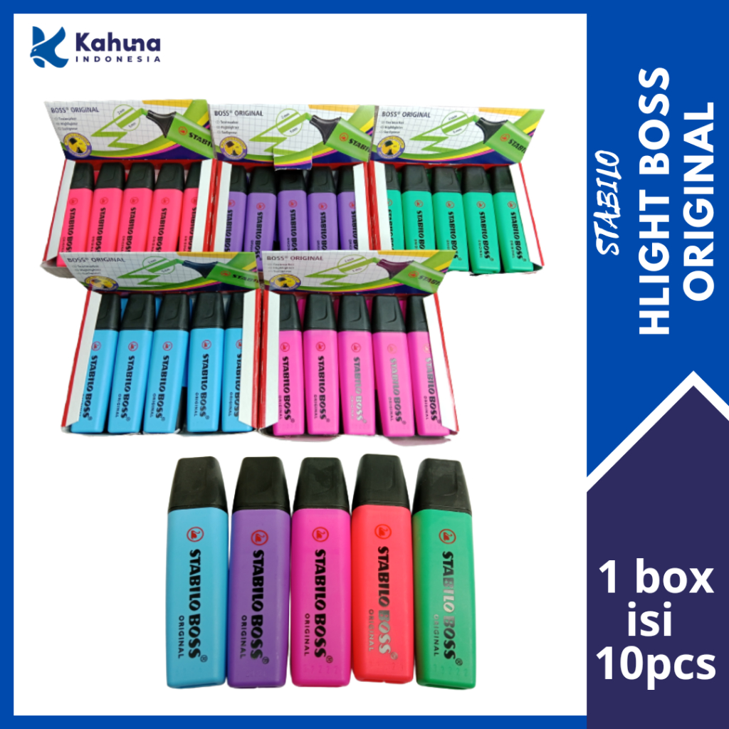 

Stabilo Boss Original Highlighter Berbagai Warna - Satuan