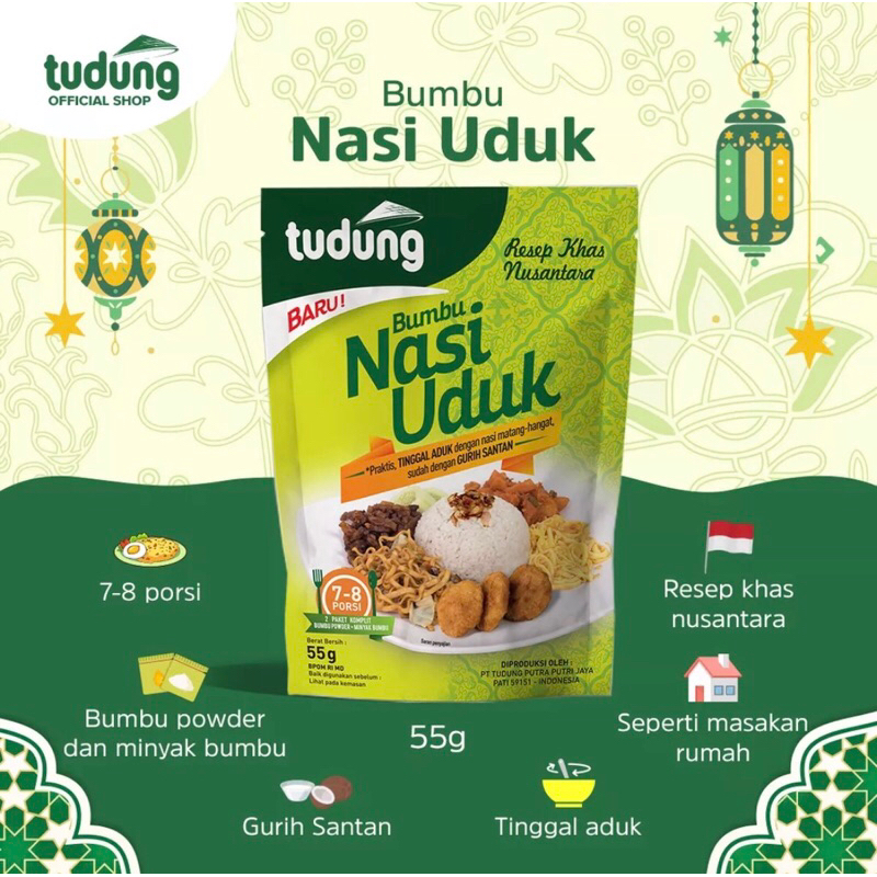 

Tudung Bumbu Nasi Uduk 55g