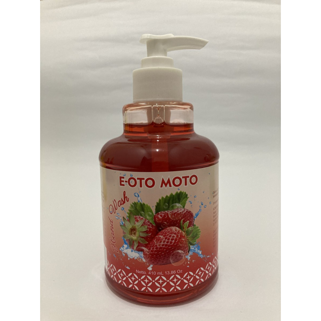 Hand Soap E Oto Moto 410ml Strawberry Sabun Cuci Tangan