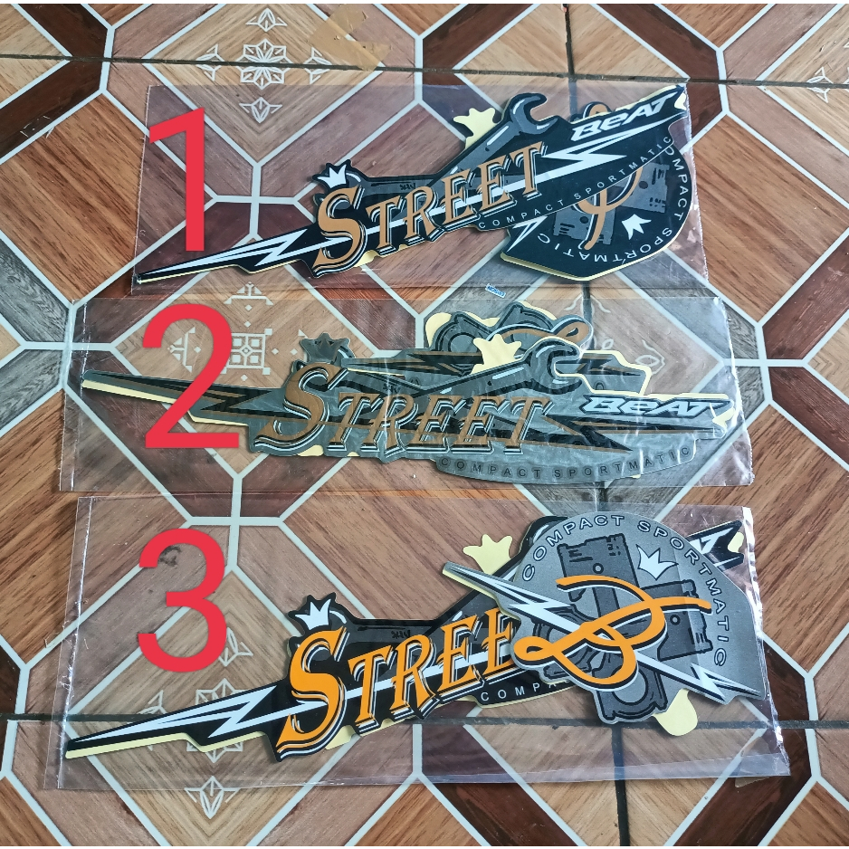 sticker striping motor beat street 2020