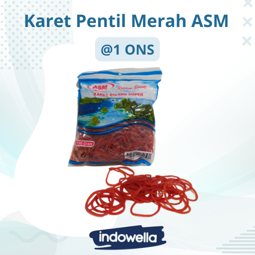 Karet Gelang biasa & pentil 1/2kg