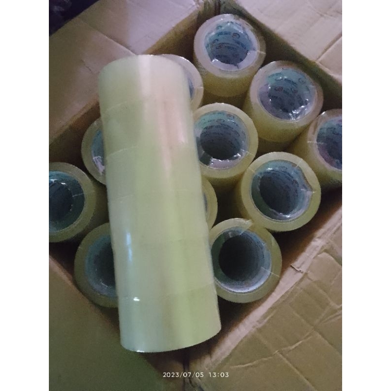 

lakban bening/coklat/putih 90 yard/200 yard star tape harga per pcs ya